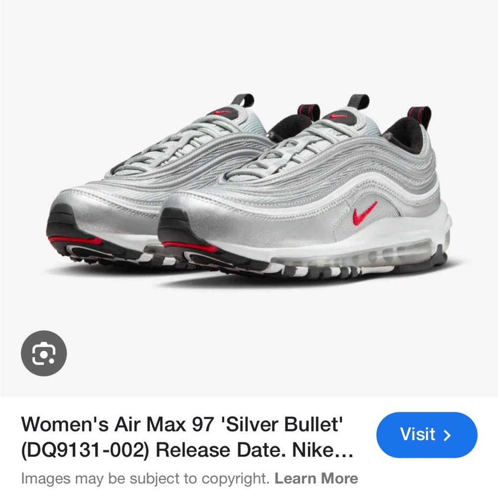 Air max 97 OG SILVER BULLET women’s Sz 8